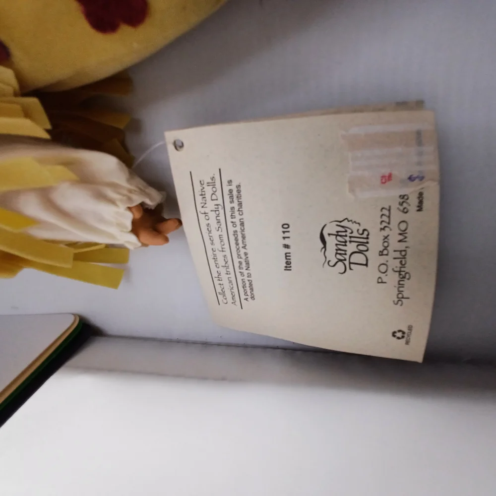 Goldrn Fawn Cherokee Maiden Native American-Inspired Doll with Fringe Outfit - Picture 6 of 13